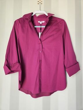 Chico's Vibrant Fuchsia Or Pink Blouse